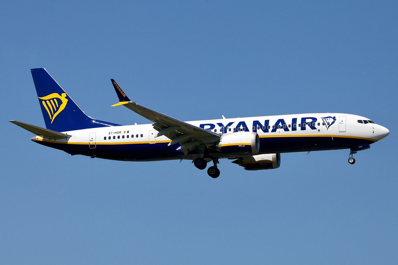 1620px EI HGR Boeing 737 8 200Max Ryanair Stansted 18.7.21